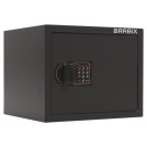 Сейф мебельный BRABIX SF-280EL, 280х350х300 мм, электронный замок, черный, 291149, S103BR212414