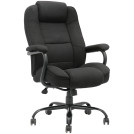Кресло руководителя Helmi HL-ES01 Extra Strong повышенной прочности, ткань черно-серая, до 200кг