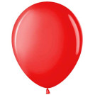 Воздушные шары,  50шт., М12/30см, MESHU, пастель, красный