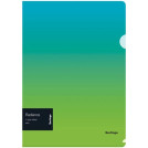 Папка-уголок Berlingo Radiance, А4, 200мкм, голубой/зеленый градиент