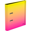 Папка-регистратор Berlingo Radiance, 50мм, ламинированная, желтый/розовый градиент
