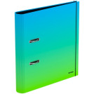Папка-регистратор Berlingo Radiance, 50мм, ламинированная, голубой/зеленый градиент