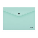 Папка-конверт на кнопке Berlingo Instinct, А4, 180мкм, мятный