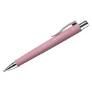 Ручка шариковая автоматическая Faber-Castell Poly Ball XB синяя, 1,4мм, софт-тач, трехгран., светло-розовый корпус