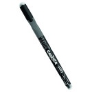 Ручка гелевая стираемая Carioca Oops черная, грип, 0,7мм