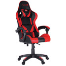 Кресло игровое Helmi HL-G05 Effect, экокожа черная/красная, 2 подушки