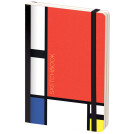 Скетчбук - альбом для рисования 80л. B6 Mondrian, 100г/м2, тв.обл, карман, доп.листы крафт