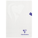 Тетрадь 48л., А4, клетка Clairefontaine Mimesys, пластиковая обложка, белая, 90г/м2