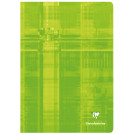 Тетрадь 48л., А4, клетка Clairefontaine, глянцевая ламинация, зеленая, 90г/м2