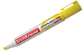 Текстовыделитель ERICH KRAUSE V-40, скошенный, 0.6-5.2мм, желтый