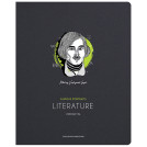 Тетрадь предметная 48л. Greenwich Line Famous portraits - Литература, дизайнерский картон, выборочный УФ-лак