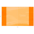 Обложка  210*350, для дневников и тетрадей, Greenwich Line, ПВХ 180мкм, Neon Star, оранжевый, ШК