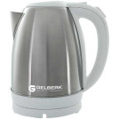 Чайник электрический Gelberk GL-450 1,8л 1500Вт нержавеющая сталь, белый