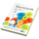 Бумага цветная OfficeSpace Multicolor, A4, 80 г/м?, 200л., (10 цветов)