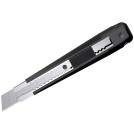 Нож канцелярский 18мм Berlingo Hyper, auto-lock, металл. направл., черный, европодвес
