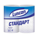 Бумага туалетная Luscan Standart 2сл бел вторич втул 21,88м 175л 4рул/уп