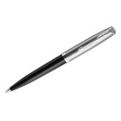 Ручка шариковая Parker 51 Black CT черная, 1,0мм, поворот., подарочная упаковка