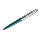 Ручка шариковая Parker 51 Teal Blue CT черная, 1,0мм, поворот., подарочная упаковка
