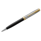 Ручка шариковая Parker Sonnet Premium Metal&amp;Black GT черная, 1,0мм, поворот., подарочная упаковка