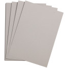 Цветная бумага 500*650мм., Clairefontaine Etival color, 24л., 160г/м2, серый, легкое зерно, хлопок
