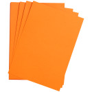 Цветная бумага 500*650мм., Clairefontaine Etival color, 24л., 160г/м2, оранжевый, легкое зерно, хлопок