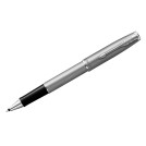 Ручка-роллер Parker Sonnet Sand Blasted Stainless Steel черная, 0,8мм, подарочная упаковка