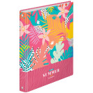 Тетрадь на кольцах А4, 100л., 7БЦ, ArtSpace Цветы. Hot tropics, глянцевая ламинация