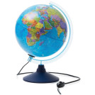 Глобус День и ночь с двойной картой - политической и звездного неба Globen, 25см, интерактивный, с подсветкой от сети + очки виртуальной реальности