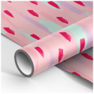 Упаковочная бумага глянц. 70*100см, MESHU Stylish pink, 90г/м2