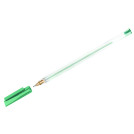 Ручка шариковая Стамм РШ 800 зеленая, 0,7мм, прозрачный корпус
