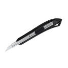 Нож канцелярский 9мм Berlingo Razzor 200, auto-lock, металл. направл., черный, европодвес