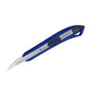 Нож канцелярский 9мм Berlingo Razzor 200, auto-lock, металл. направл., синий, европодвес