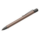 Ручка шариковая автоматическая Faber-Castell Hexo черная, 1,0мм, поворот., шестигран., бронзовый корпус, инд. карт. упак.