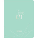 Дневник 1-11 кл. 48л. ЛАЙТ ArtSpace Mint cat, иск. кожа, фольга, ляссе