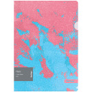 Папка-уголок Berlingo Haze, 200мкм, розовая/голубая, с рисунком, с эффектом блесток