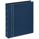 Альбом для монет OfficeSpace Люкс формат Optima, 230*270, на кольцах, синий матовый, 10л., иск. кожа
