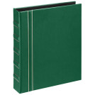 Альбом для монет OfficeSpace Люкс формат Optima, 230*270, на кольцах, зеленый матовый, 10л., иск. кожа