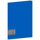 Папка с 20 вкладышами Berlingo Soft Touch, 17мм, 700мкм, синяя, с внутр. карманом