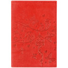 Обложка для паспорта OfficeSpace Вдохновение, кожа, тиснение, красная