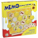 Игра настольная Десятое королевство Мемо. Веселые пчелки, 24 фигурки, картоная коробка