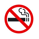 Знак безопасности P01 Запрещается курить приказ 214 (плёнка 200х200) уп10шт