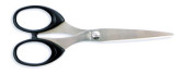 Ножницы Attache 169 мм с пластик. эллиптическими ручками,цвет черный