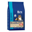Брит Premium Dog Sensitive. с  ягненком и индейкой для взрослых собак всех пород с чувствительным пищеварением, 8 кг 5050048
