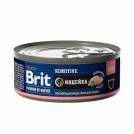 Брит Premium by Nature консервы с мясом индейки для кошек с чувствительным пищеварением, 100г, 5051250