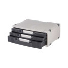 Подставка для принтера или монитора BRAUBERG, с 1 полкой и 3 ящиками, 380х275х150 мм