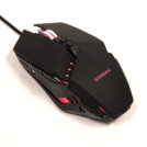 Мышь проводная игровая SONNEN Z5, металл/пластик, 7 кнопок, 800-3200 dpi, RGB-подсветка, черная, 513521