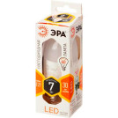 Лампа светодиодная ЭРА smd LED B35-7W-827-E27 7W E27 2700k тепл.бел.свеча