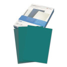 Обложки картонные для переплета А4, КОМПЛЕКТ 100 шт., тиснение под кожу, 250 г/м2, зеленые, GBC, CE040045