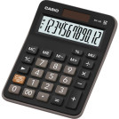 Калькулятор настольный КОМПАКТНЫЙ CASIO MX-12B, 12 разр, черный
