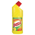 Чистящее средство 750 мл, DOSIA (Дося) Лимон, для сантехники, дезинфицирующий и отбеливающий эффект, гель